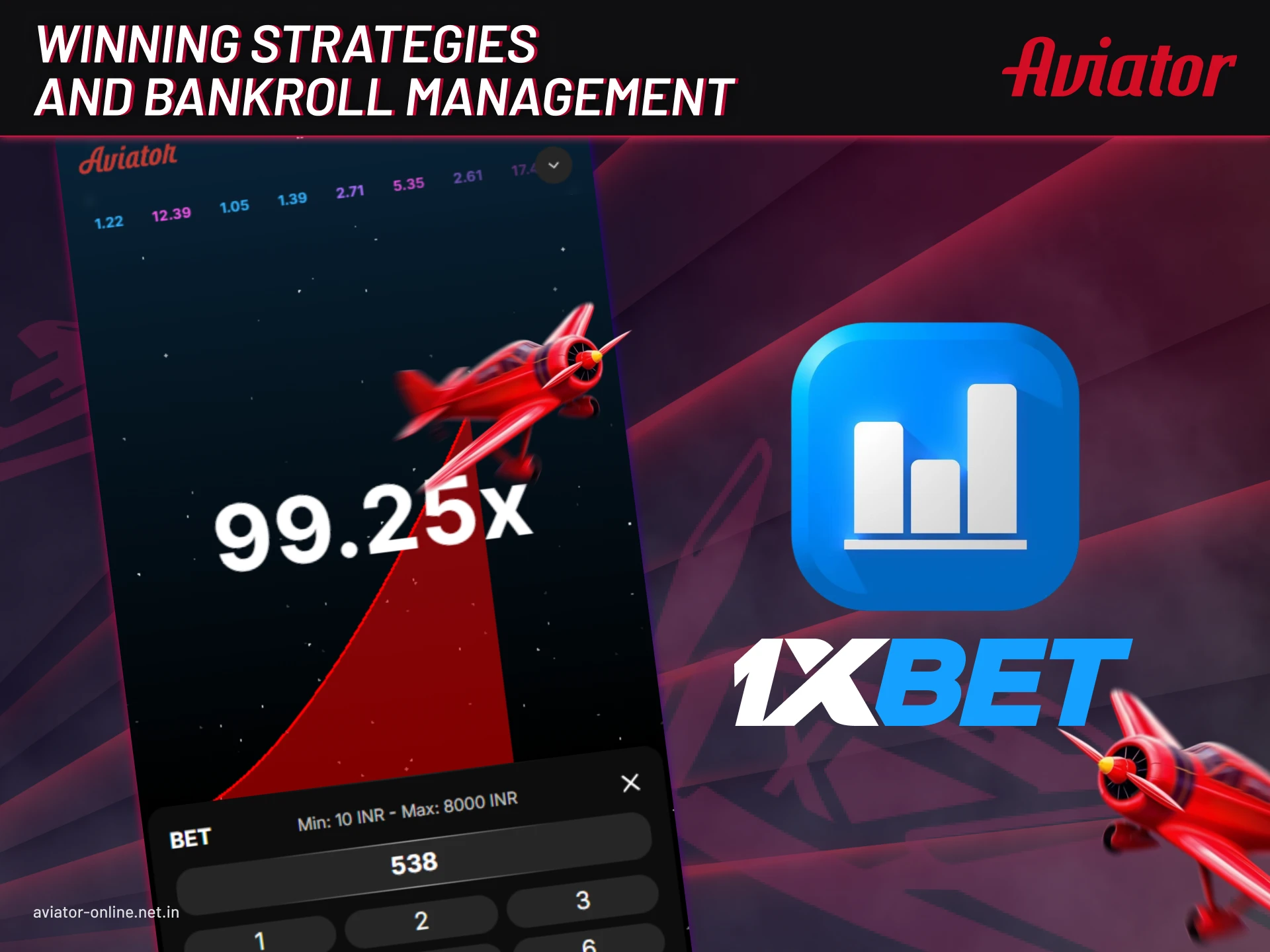 Choose the right strategy for playing Aviator, which will help you win more.