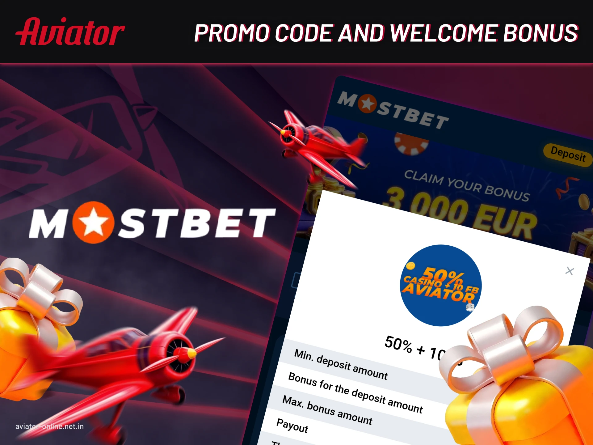 Mostbet has a variety of bonuses that will help you play Aviator better.