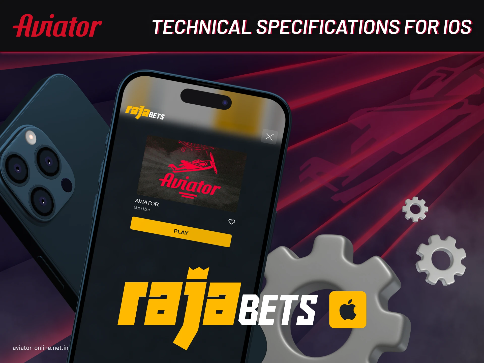 Technical specifications for iOS.