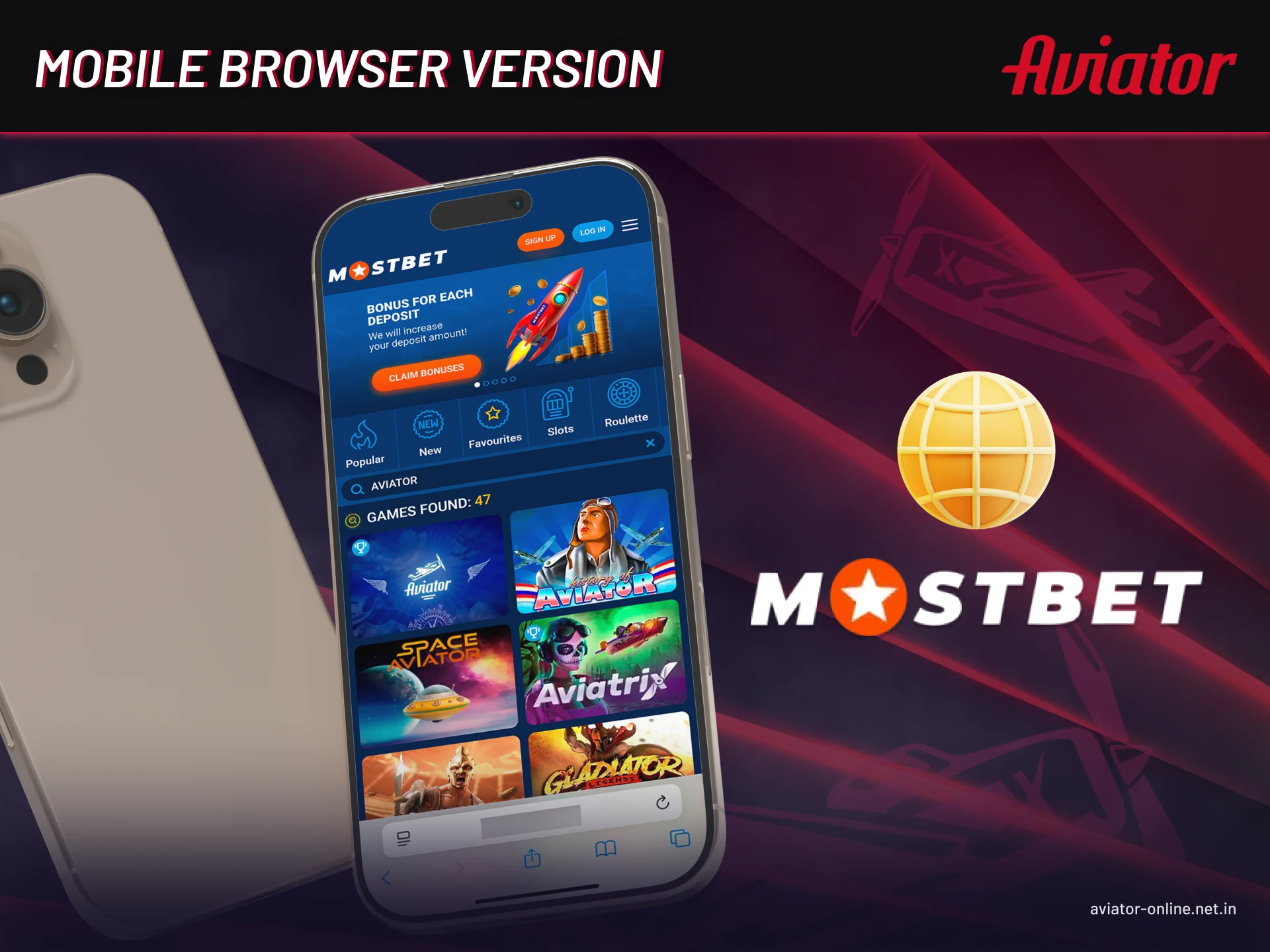 Play Mostbet Aviator on Android and iOS browsers instantly.